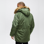 Куртка Alpha Industries N-3B Slim Fit Parka. Зелений 3
