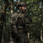 Бронежилет 3 класу (PRO). Вага 3.8 кг. Поліетиленові плити 1.42 кг. Мультикам 7