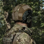 Комплект: Шлем Fast IIIA с наушниками M31H и кавером. Цвет олива-мультикам 7 Комплект: Шлем Fast IIIA с наушниками M31H и кавером. Цвет олива-мультикам 7