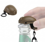 Брелок-открывалка в виде шлема TOR-D. Функциональный сувенир с карабином 3