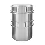 Набір посуду Tatonka Pot Set For Gas Cartridge 450+Burner, Silver 2 Набір посуду Tatonka Pot Set For Gas Cartridge 450+Burner, Silver 2
