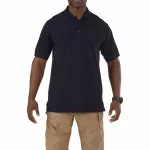 Футболка Поло тактична з коротким рукавом "5.11 Tactical Professional Polo - Short Sleeve" Dark Navy