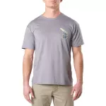 Футболка з малюнком "5.11 Cold Hands 45 Tee" Grey Heather