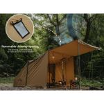 Намет одномісний із тентом Naturehike CNK2450WS026, коричневий 4 Намет одномісний із тентом Naturehike CNK2450WS026, коричневий 4