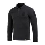 Поло тактическое M-Tac с длинным рукавом 65/35 Black, чорний 6