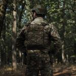 Бронежилет 3 класу (PRO). Вага 3.8 кг. Поліетиленові плити 1.42 кг. Мультикам 4