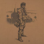 Футболка з малюнком "Paratrooper" Coyote Brown 3 Футболка з малюнком "Paratrooper" Coyote Brown 3