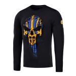 Футболка M-Tac Мститель длинный рукав Black/Yellow/Blue