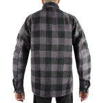 Сорочка фланелева Sturm Mil-Tec® "Flannel Shirt" Black/Titan Gray 4