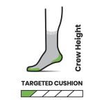 Шкарпетки чоловічі Smartwool Hike Targeted Cushion Crew, Black 2 Шкарпетки чоловічі Smartwool Hike Targeted Cushion Crew, Black 2
