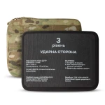 Бокові бронепластини 3 клас захисту (комплект) НВМПЕ 21.5х16 см. Мультикам Бокові бронепластини 3 клас захисту (комплект) НВМПЕ 21.5х16 см. Мультикам