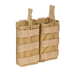 Підсумок відкритий для двох магазинів АК/М16 MOLLE "RMBP" (Rifle Mag`s Bunji Pouch) Coyote Brown