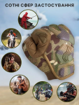 Рукавиці тактичні Bezet Protective Gloves. Посилені ПВХ вставки. Мультикам 9