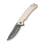 Ніж складаний Civivi Merit Damascus G10 Сірий (8.3 см)