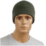Шапка акрилова тонкої в'язки "Beanie Cap" Olive 2 Шапка акрилова тонкої в'язки "Beanie Cap" Olive 2
