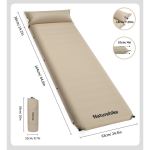 Матрац самонадувний Naturehike CNK2450WS020 200х63х10 см Beige 2