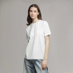 Жіноча футболка Only for women без логотипу. Білий 2 Жіноча футболка Only for women без логотипу. Білий 2