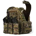 Плитоноска жіноча Warmor gen.3 FL (for Ladies). З підсумками під магазини АК і швидким бічним і верхнім скиданням (без плит). Мультикам. 6