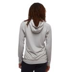 Женская кофта с рукавом реглан Black Diamond W Ls Alpenglow Hoody, Pewter 3