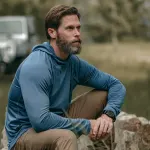 Термореглан 5.11 Tactical "Stratos Long Sleeve Hoodie" Major Brown 6