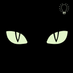 Патч Camotec Очі кота (2.5*8) Чорний/Люмін 3 Патч Camotec Очі кота (2.5*8) Чорний/Люмін 3