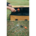 Кілки металеві Naturehike NH21YW133, 25 см, помаранчеві 2 шт. 3