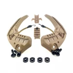 Комплект реек на шлем Fast\TOR-D, планки Picatinny и крепления Wing-Loc, Койот 6 Комплект реек на шлем Fast\TOR-D, планки Picatinny и крепления Wing-Loc, Койот 6