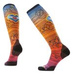 Носки мужские Smartwool Ski Zero Cushion Geo Peaks OTC, Orange Rust