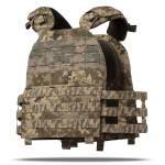 Бронежилет 3-го класу M.V.P. Вага 3.6 кг. Поліетиленові плити, 1.4 кг. Піксель (мм-14) 4