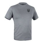 Футболка з малюнком "Тризуб Logo" Grey Melange