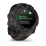 Смарт-годинник Garmin Instinct 3 Amoled, GPS, 50 mm. Чорний з коричневим силіконовим ремінцем 7 Смарт-годинник Garmin Instinct 3 Amoled, GPS, 50 mm. Чорний з коричневим силіконовим ремінцем 7