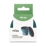 Складаний склянка Tribe Collapsible Shot 90 мл з кришкою, Темно-зелений 4 Складаний склянка Tribe Collapsible Shot 90 мл з кришкою, Темно-зелений 4