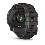 Смарт-годинник Garmin Instinct 3 Amoled, GPS, 50 mm. Чорний з коричневим силіконовим ремінцем 2 Смарт-годинник Garmin Instinct 3 Amoled, GPS, 50 mm. Чорний з коричневим силіконовим ремінцем 2