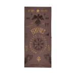 Рушник мікрофібровий Peresvit Sports Towel, 60х120 см. Huginn Brown Valhalla