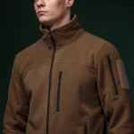 Флісова кофта Ukrarmor Patrol Pullover Fleece Coyote. Polyester, windproof 3