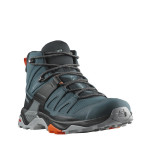 Треккинговые ботинки Salomon X Ultra 4 MID Gore-Tex. Синий/Оранжевый 4