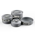 Zestaw naczyń (2 garnki, czajnik, patelnia) Naturehike CNK2450CF010, aluminium