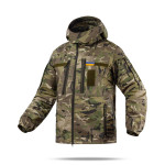 Военная куртка ВСУ с капюшоном без планки. Армированный Rip-Stop. Мультикам. Размер S