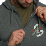 Зіп-худі Helikon-Tex Come and take it Hoodie - Fullzip. Grey 6