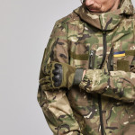 Військова куртка ЗСУ з капюшоном без планки. Армований Rip-Stop. Мультикам. Розмір S 3