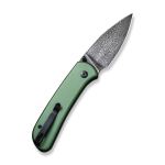 Ніж складаний Civivi Qubit Damascus Aluminum темно, темно-зелений 2 Ніж складаний Civivi Qubit Damascus Aluminum темно, темно-зелений 2