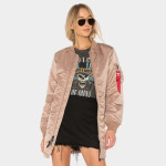 Куртка Alpha Industries MA-1 Long W. Лиловый