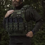 Плитоноска IBV (аналог IOTV). Увеличенная площадь защиты. Цвет Олива 4 Плитоноска IBV (аналог IOTV). Увеличенная площадь защиты. Цвет Олива 4