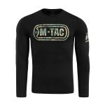 Футболка M-Tac Logo довгий рукав Чорна, black, чорний 2 Футболка M-Tac Logo довгий рукав Чорна, black, чорний 2