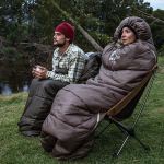 Спальник Naturehike U250S NH20MSD07 з капюшоном, коричневий 3