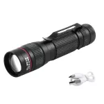 Фонарь ручной Police X-Balog LED + COB USB BL-B518, Черный 2
