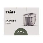 Казанок Tribe Scout 0,7 л сталевий, Сріблястий 18 Казанок Tribe Scout 0,7 л сталевий, Сріблястий 18