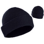 Шапка акрилова грубої в'язки "Beanie Cap" Dark Navy