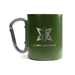 Тактична кружка Global Ballistics з карабіном та гравіюванням. Олива 2