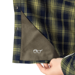 Сорочка жіноча Pani «Буревій» (Logo Tan), Camotec. Lime Green/Navy 7